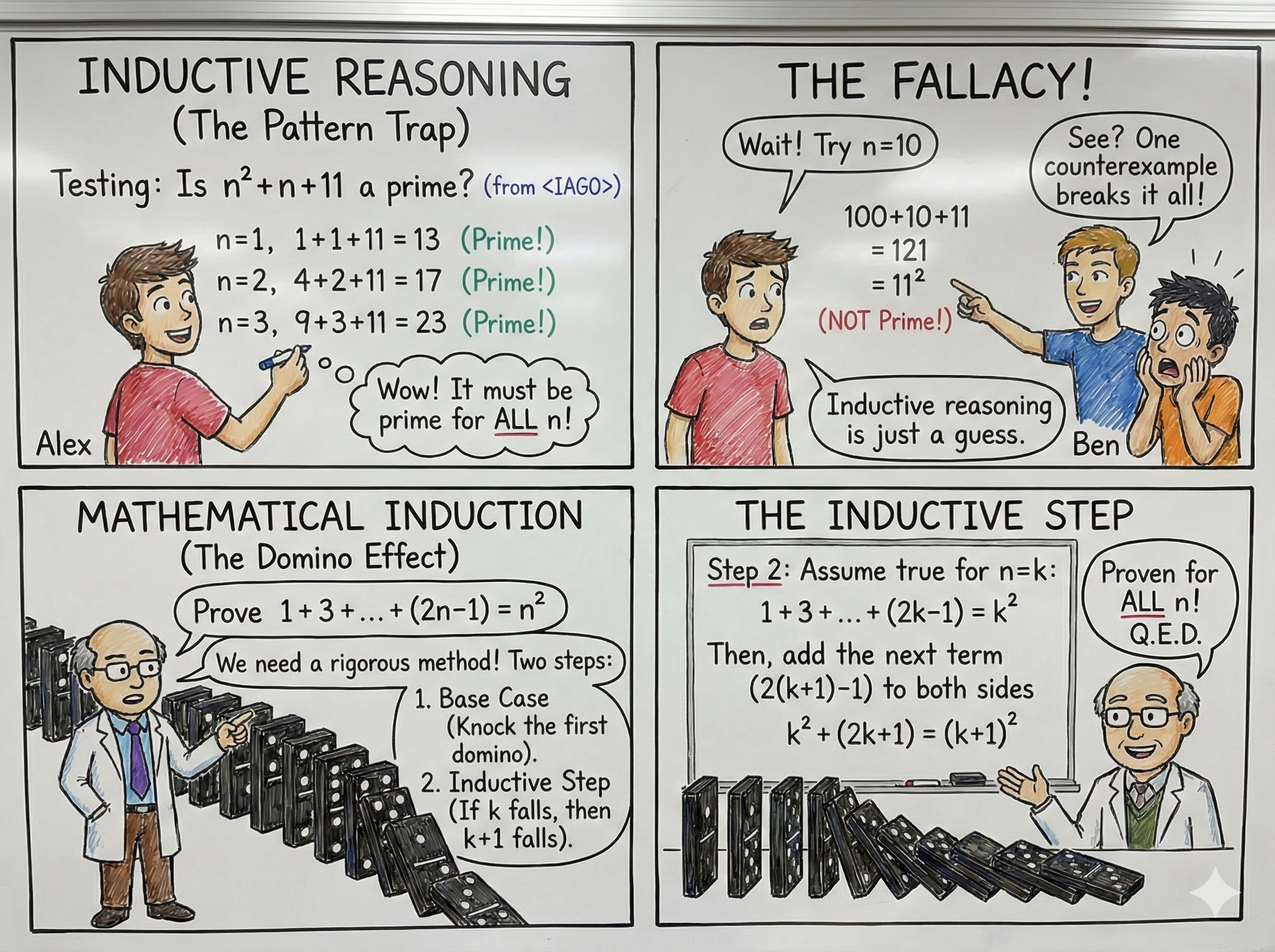 Inductive Reasoning and Proof