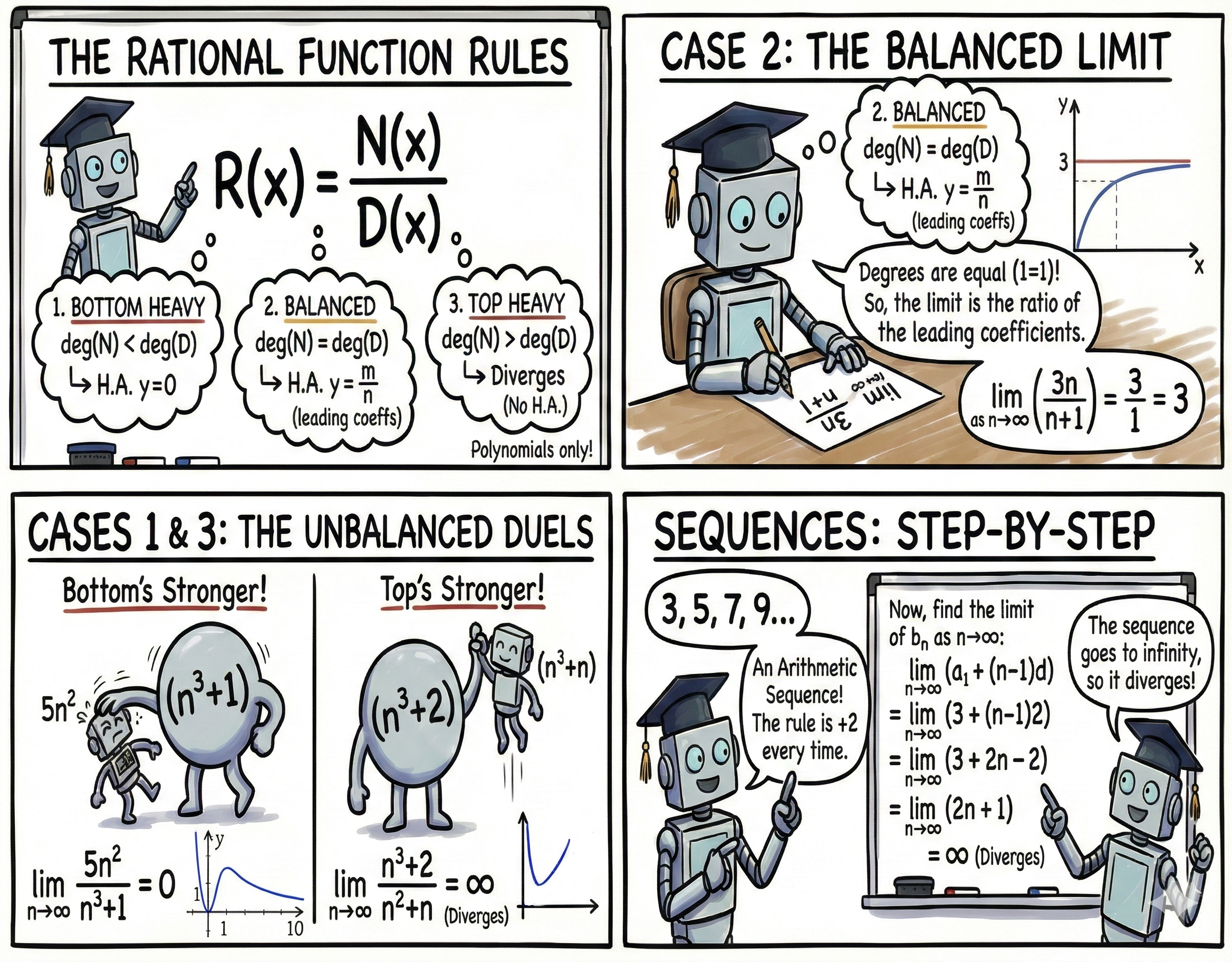 Convergence of Rational Functions and Sequences